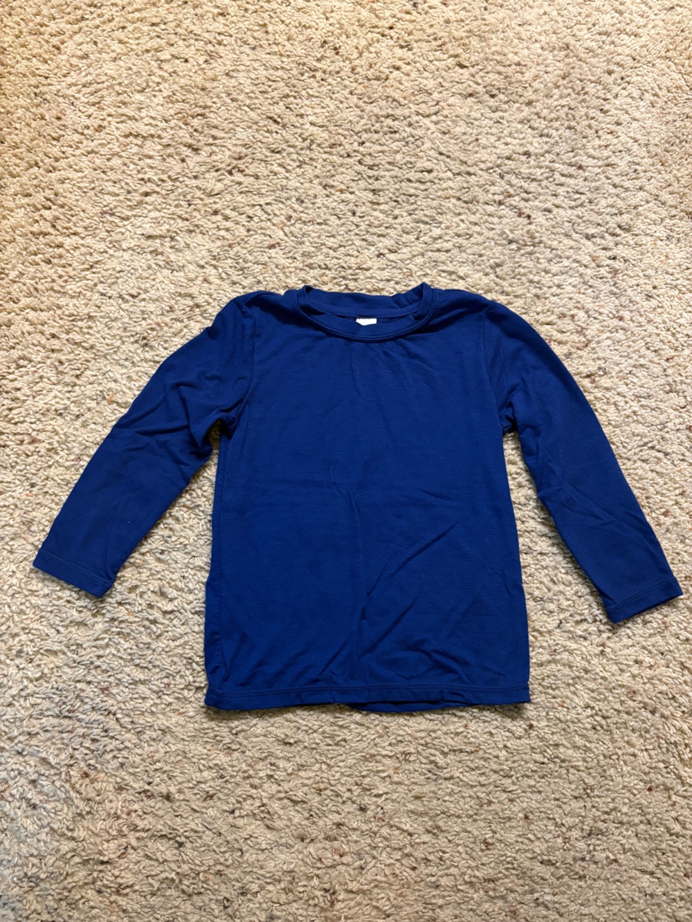 90 Degree By Reflex Boys' Long Sleeve Crewneck Tee - Royal Blue